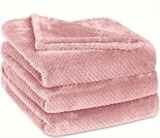 Cobija piña rosada