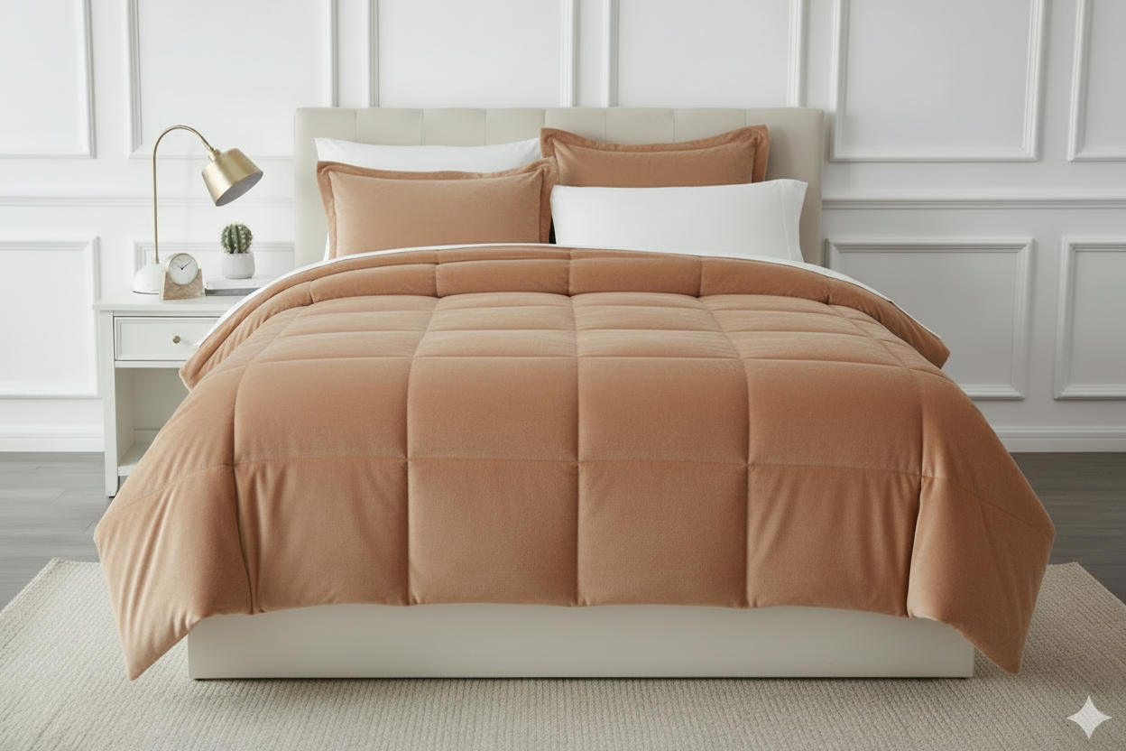 Edredon termico piel de durazno arequipe