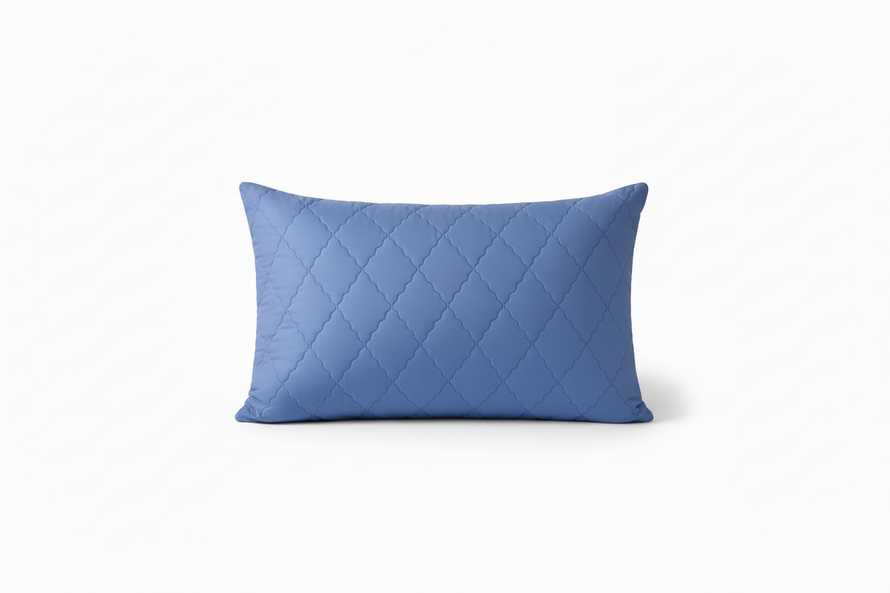 Protector de almohada termosellado azul claro