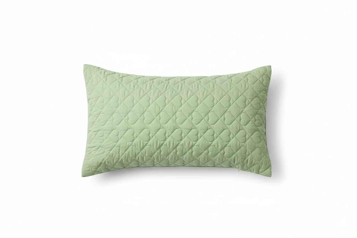 Protector de almohada termosellado verde menta