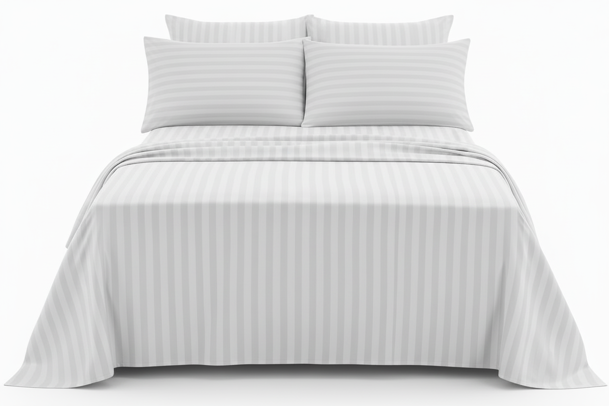 Juego de sabana unicolor polialgodon blanca