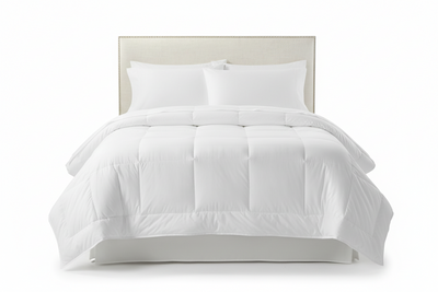 Edredon acolchado unicolor blanco- blanco