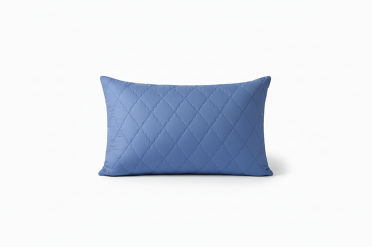 Protector de almohada termosellado azul claro