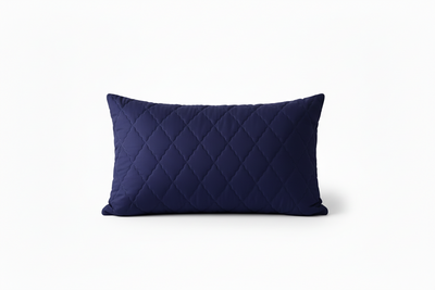 Protector de almohada termosellado azul oscuro