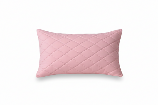 Protector de almohada termosellado rosado