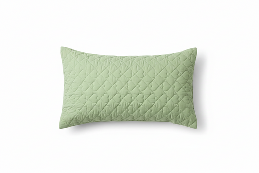 Protector de almohada termosellado verde menta