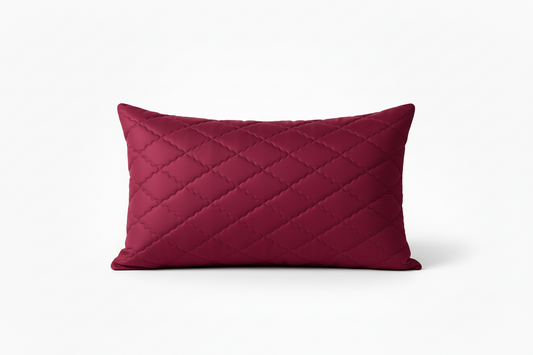 Protector de almohada termosellado vinotinto