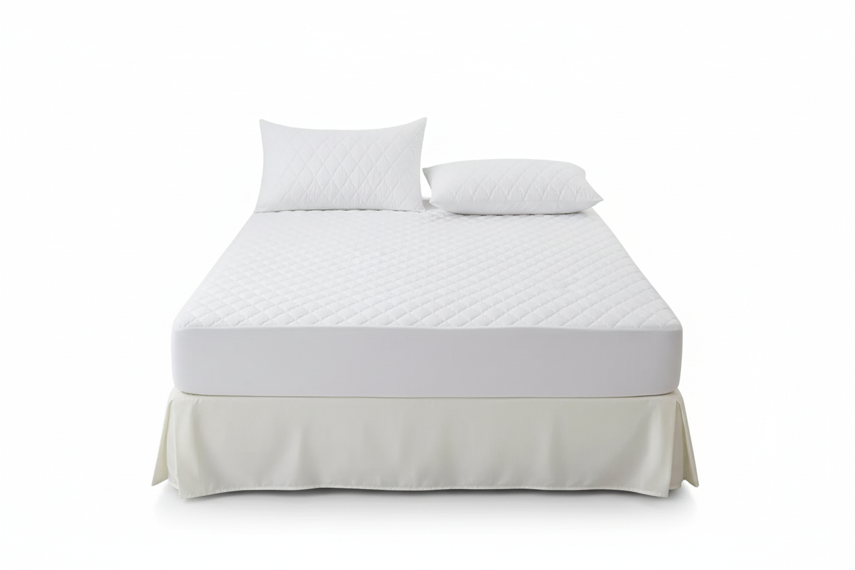 Protector de colchon termosellado blanco
