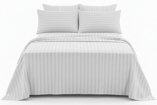 Juego de sabana unicolor polialgodon blanca