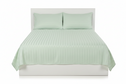 Juego de sabana unicolor polialgodon verde claro